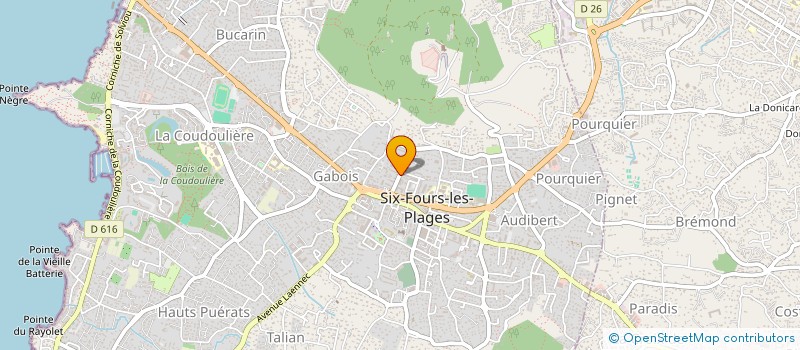 localisation de l'entreprise CHICKEN RUN RUN SARL à SIX-FOURS-LES-PLAGES
