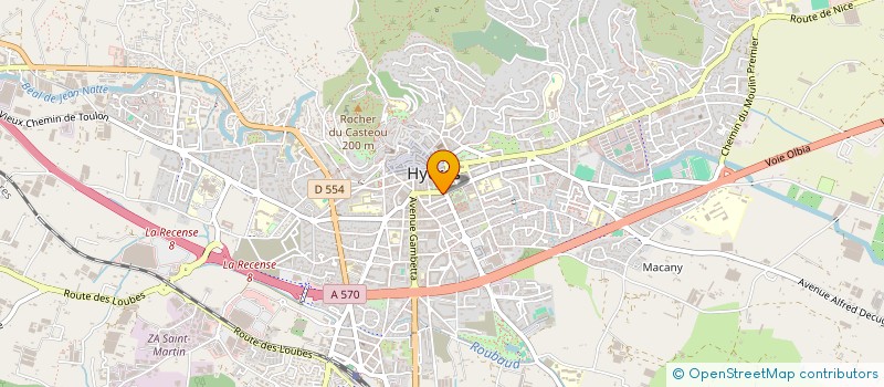 localisation de l'entreprise CHICKEN STEAK à HYERES