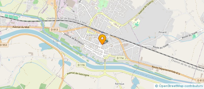 localisation de l'entreprise CHICKEN TACOS à VALENCE