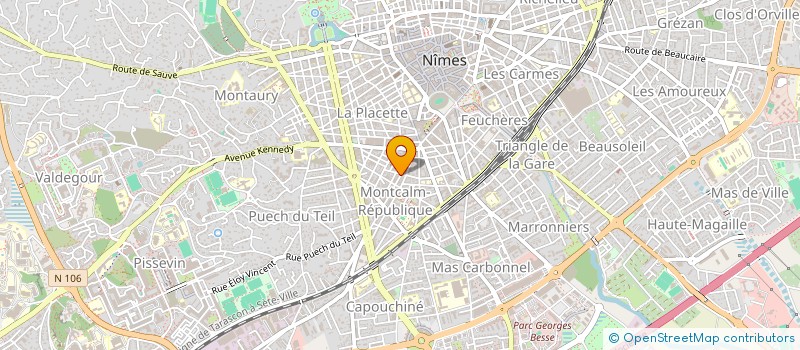 localisation de l'entreprise CHICKEN TIKKA  NIMES