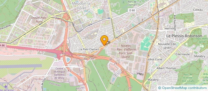 localisation de l'entreprise CHICKEN UP  CLAMART