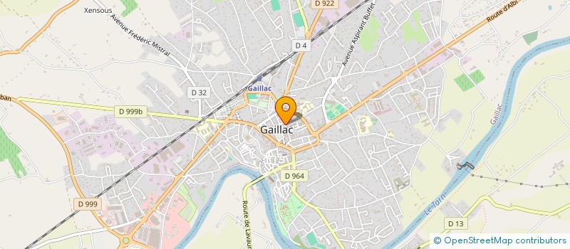 localisation de l'entreprise CHICKEN WOW  GAILLAC