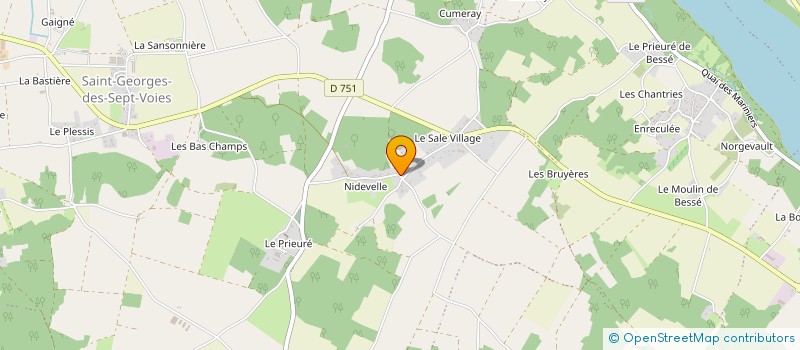 localisation de l'entreprise CHICNECTAR à GENNES-VAL-DE-LOIRE