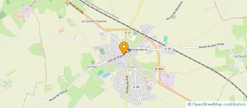 localisation de l'entreprise CHICO & CO  CONLIE