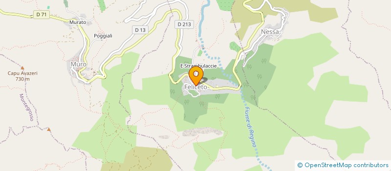 localisation de l'entreprise CHICOFRA  L'ILE-ROUSSE