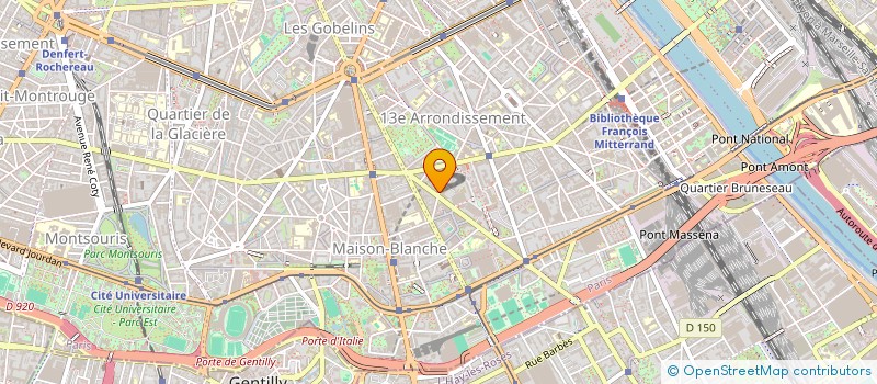 localisation de l'entreprise CHICOPA à PARIS