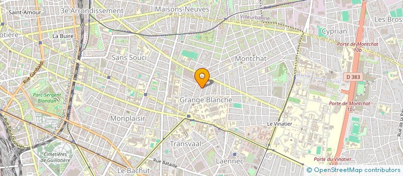 localisation de l'entreprise CHICORY LYON  LYON