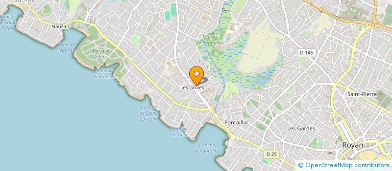 localisation de l'entreprise CHICOUF  VAUX-SUR-MER