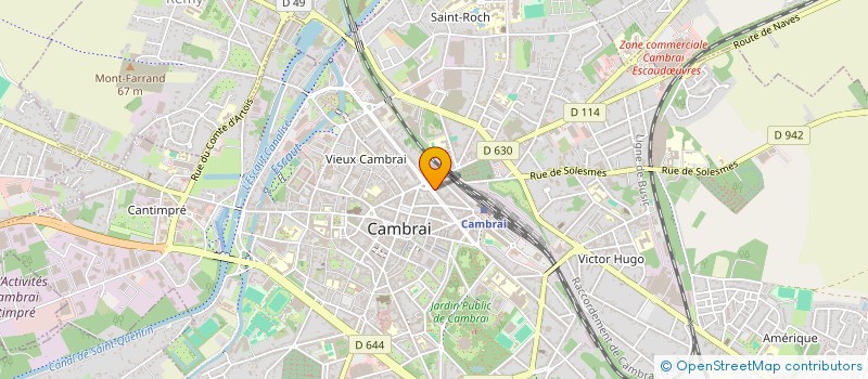 localisation de l'entreprise CHICOUF1  CAMBRAI