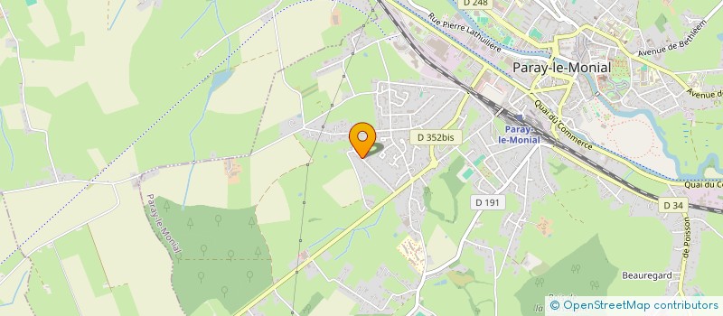 localisation de l'entreprise CHICOUFS  PARAY-LE-MONIAL