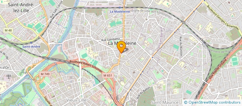 localisation de l'entreprise CHICTIF  LA MADELEINE