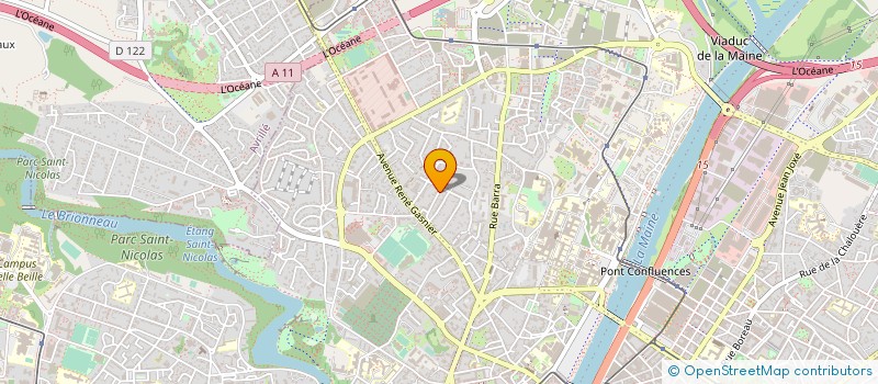 localisation de l'entreprise CHICVILLAS à ANGERS