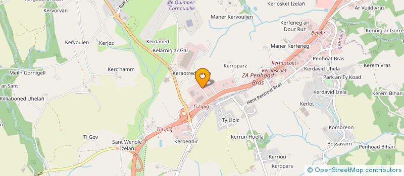 localisation de l'entreprise CHIDHOUARN  PLUGUFFAN