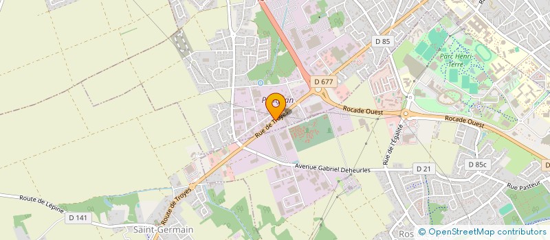 localisation de l'entreprise CHIEN COQUET CHAT BEAUTE  SAINT-ANDRE-LES-VERGERS