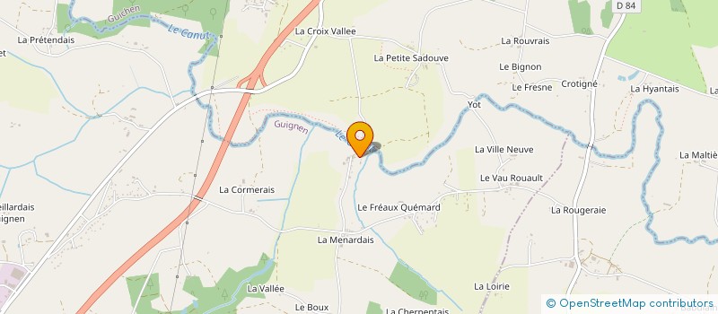 localisation de l'entreprise CHIEN MOU PRODUCTION  RENNES