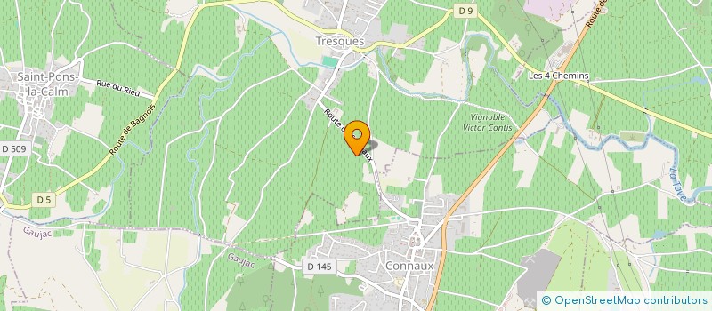 localisation de l'entreprise CHIENS DE PASTRE  TRESQUES