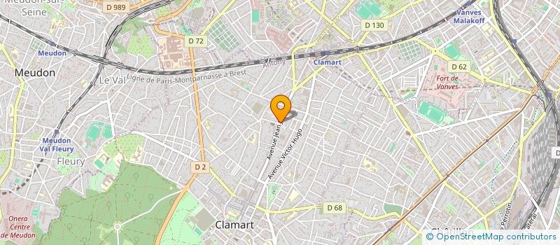 localisation de l'entreprise CHIENS ET CHATS à CLAMART