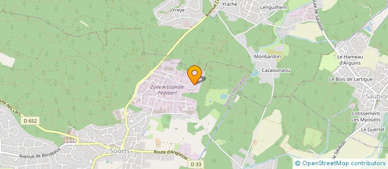 localisation de l'entreprise CHIENVILLE  SOORTS-HOSSEGOR