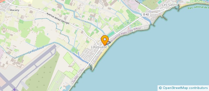 localisation de l'entreprise CHIENVILLE STUFF  HYERES