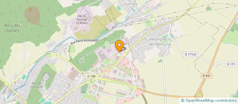 localisation de l'entreprise CHIEROLINI PEINTURES ET REVETEMENTS à BRUAY-LA-BUISSIERE