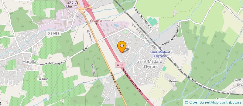 localisation de l'entreprise CHIFA 3  CADAUJAC