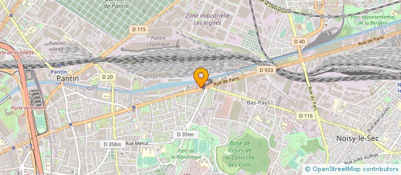 localisation de l'entreprise CHIFA  BOBIGNY