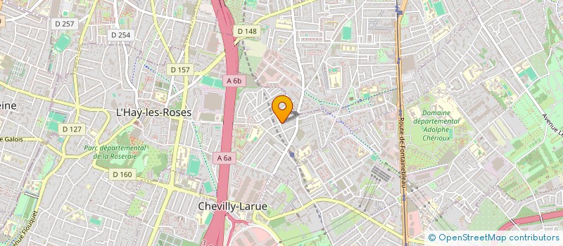 localisation de l'entreprise CHIFA  L'HAY-LES-ROSES