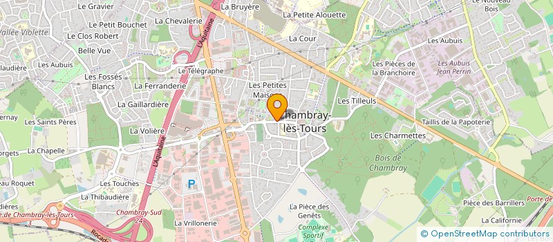 localisation de l'entreprise CHIFFON  CHAMBRAY-LES-TOURS