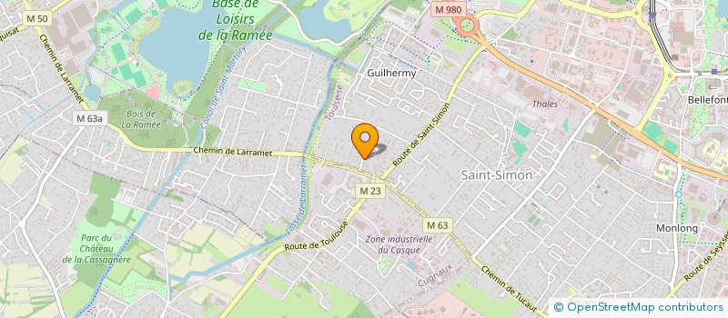localisation de l'entreprise CHIFFON D'OR à TOULOUSE