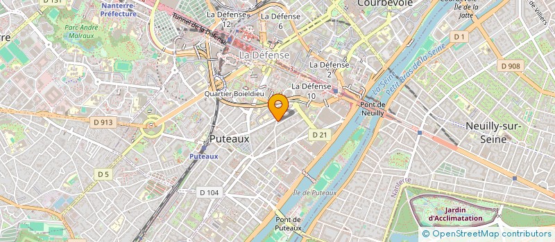 localisation de l'entreprise CHIFFON'S  PUTEAUX