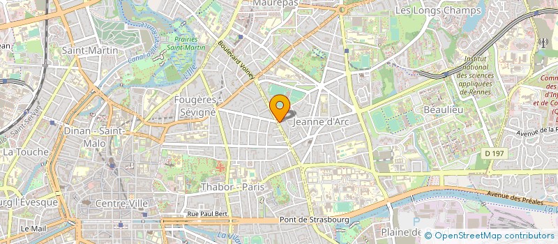 localisation de l'entreprise CHIFFONS ET CARTABLES  RENNES