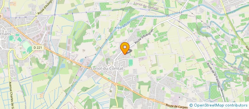 localisation de l'entreprise CHIFFR' ET MOI  LORIOL-DU-COMTAT