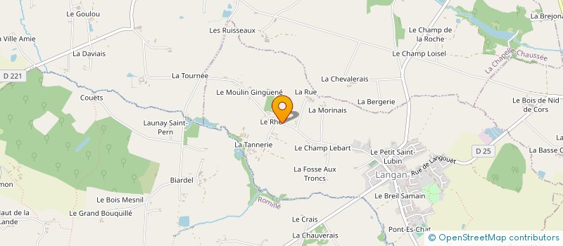 localisation de l'entreprise CHIFOUMAM  LANGAN