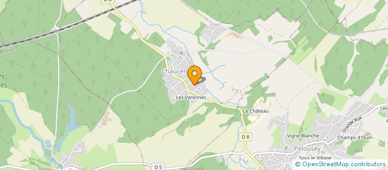 localisation de l'entreprise CHIFOUMI  CHAUCENNE