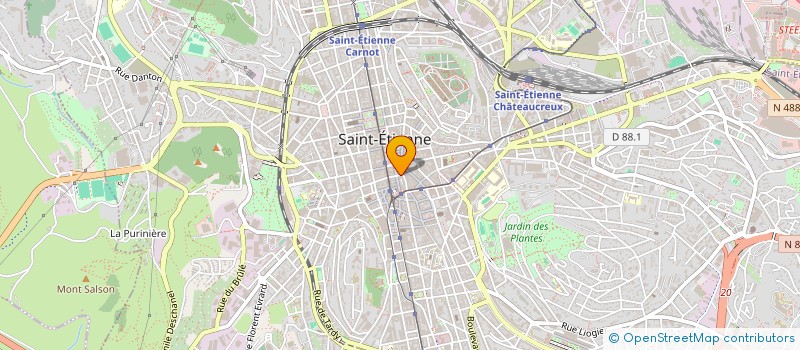 localisation de l'entreprise CHIFU  SAINT-ETIENNE