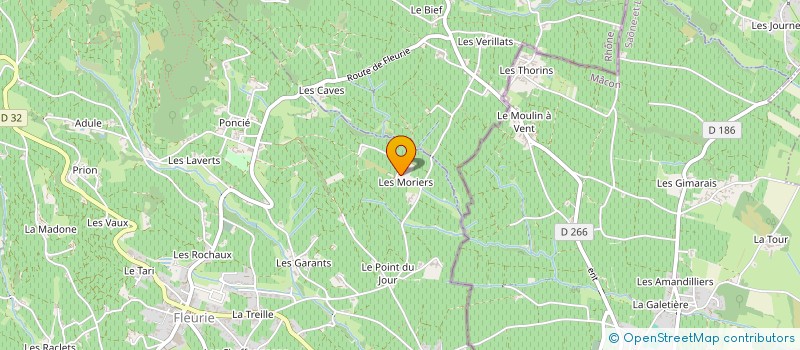 localisation de l'entreprise CHIGNARD CEDRIC à FLEURIE