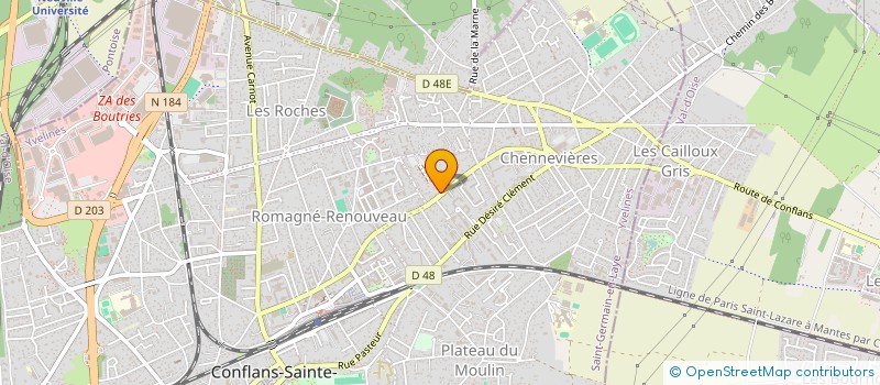 localisation de l'entreprise CHIHA  CONFLANS-SAINTE-HONORINE