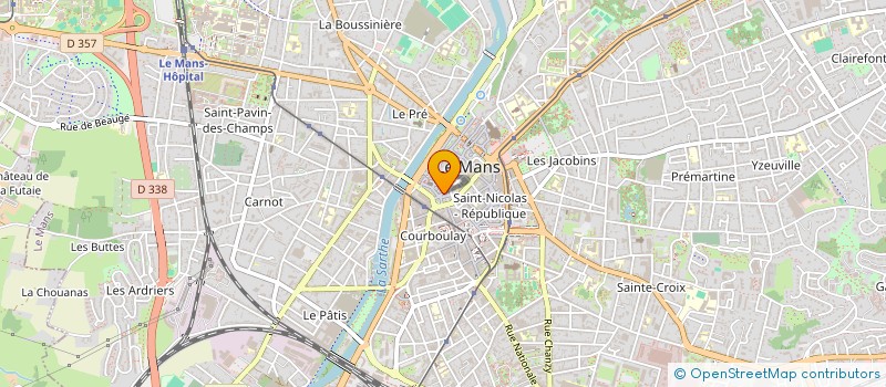localisation de l'entreprise CHIJQM à LE MANS