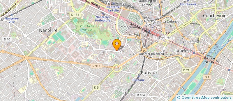 localisation de l'entreprise CHIK'N GRILL à NANTERRE