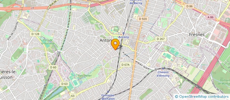 localisation de l'entreprise CHIKROUNE CORP à ANTONY