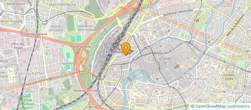 localisation de l'entreprise CHILAN à STRASBOURG
