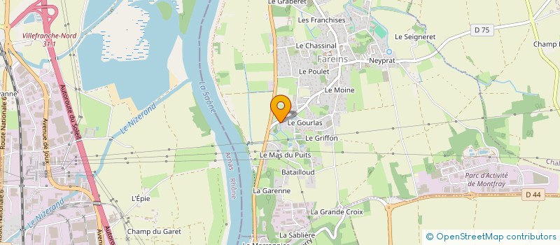 localisation de l'entreprise CHILD GESTION IMMOBILIERE - CGI  FAREINS