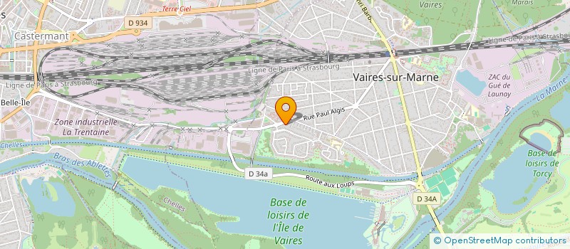 localisation de l'entreprise CHILD HOP  VAIRES-SUR-MARNE