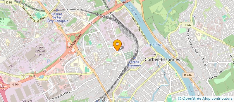 localisation de l'entreprise CHILDREN CODING CLUB INTERNATIONAL (CCCI)  CORBEIL-ESSONNES
