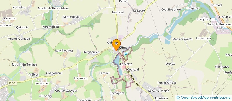 localisation de l'entreprise CHILDREN'S DREAM  MILIZAC-GUIPRONVEL