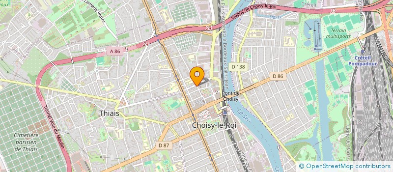localisation de l'entreprise CHILEXPRESS à CHOISY-LE-ROI