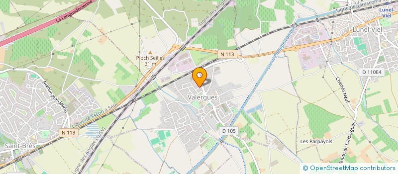 localisation de l'entreprise CHILI CON GRAPHIK  VALERGUES