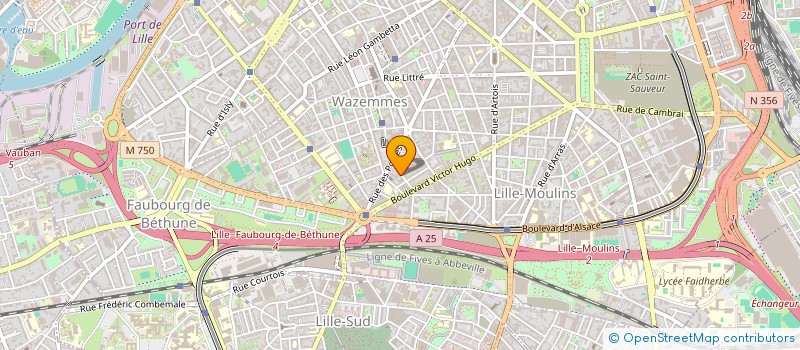 localisation de l'entreprise CHILI CON MUSIC à LILLE