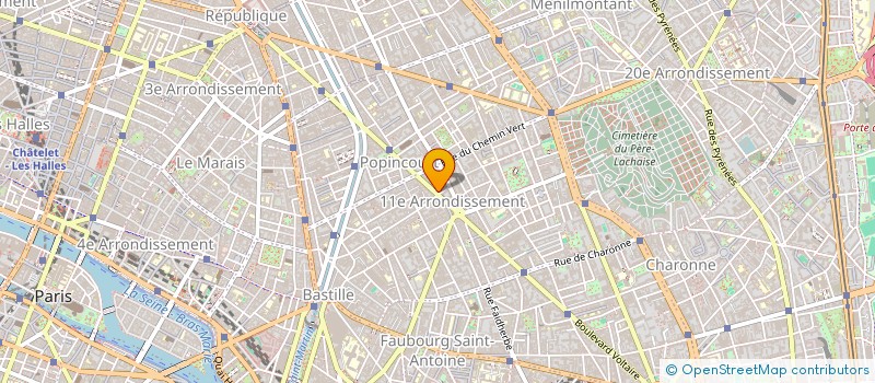 localisation de l'entreprise CHILIN  PARIS