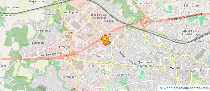 localisation de l'entreprise CHILL à VANNES